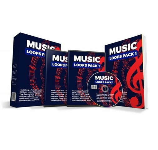 25 Royalty-Free Music Loops Pack 1 – with Resell Rights