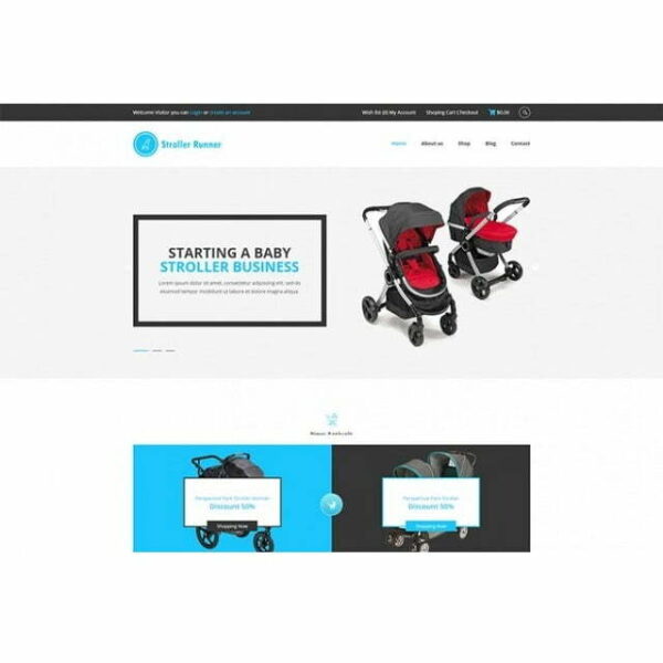 Stroller – HTML Template